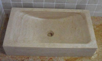 Lavabo d'appoggio mod. Elena Lavorazione Marmi a Venezia: Marmi Piccolo