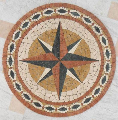 Rosa dei venti D100 Lavorazione Marmi a Venezia: Marmi Piccolo