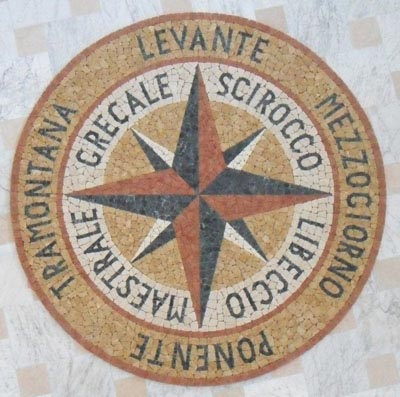 Rosa dei venti D180 Lavorazione Marmi a Venezia: Marmi Piccolo
