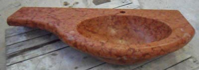 Lavandino in pietra bagno