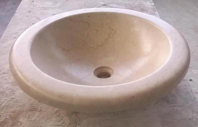 lavello in pietra da sopraincasso
